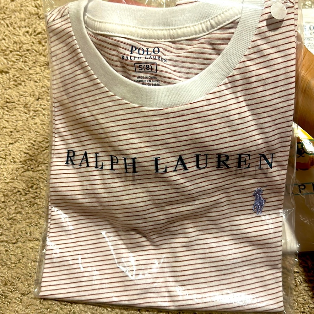 polo t-shirt 8 years old